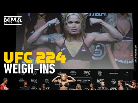 UFC 224 Ceremonial Weigh-In Highlights – MMA Fighting