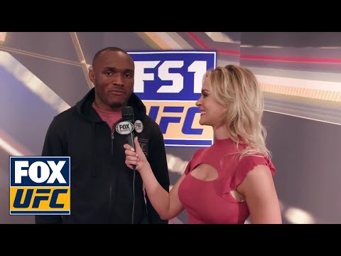 Kamaru Usman talks with Laura Sanko | INTERVIEW | UFC FIGHT NIGHT