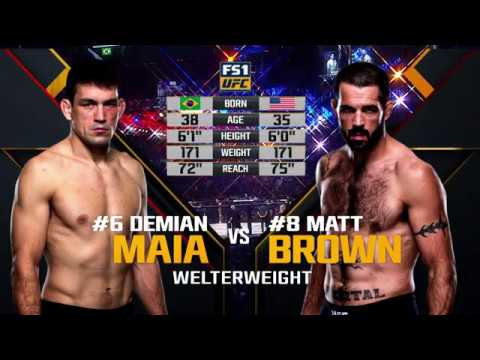 Fight Night Santiago Free Fight: Demian Maia vs Matt Brown