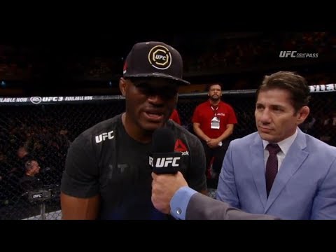 Fight Night Santiago: Kamaru Usman Octagon Interview