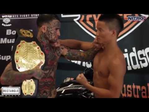 Tattooed bully acts cocky and gets knocked out by Ben Nguyen in 20 seconds! (Official)