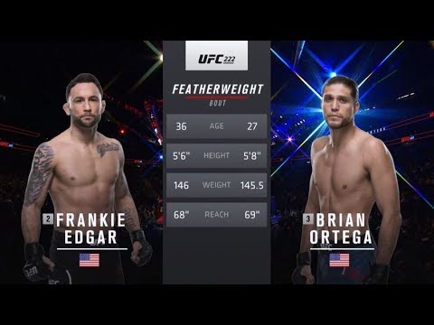 UFC 226 Free Fight: Brian Ortega vs Frankie Edgar