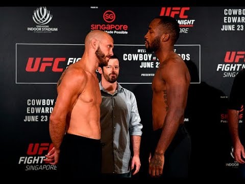 Todas as encaradas da Pesagem do UFC Singapura