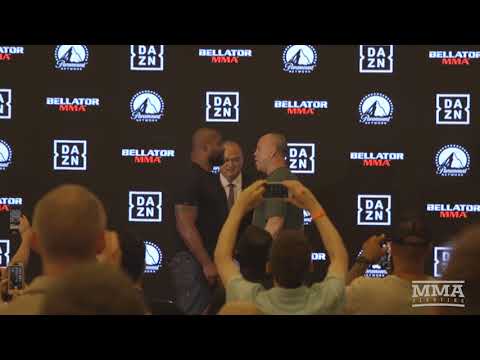 Rampage Jackson vs. Wanderlei Silva 4 Bellator Staredown – MMA Fighting