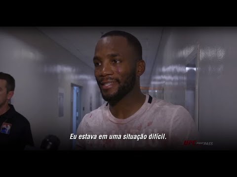 UFC Singapura: Entrevista de backstage com Leon Edwards