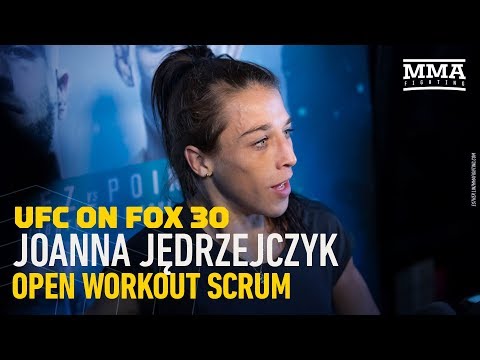 UFC on FOX 30: Joanna Jedrzejczyk Open Workout Scrum – MMA Fighting