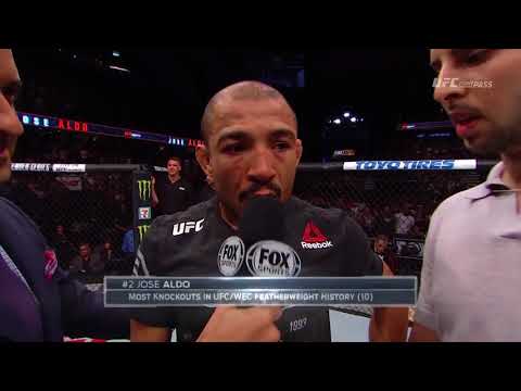 Fight Night Calgary: Jose Aldo Octagon Interview