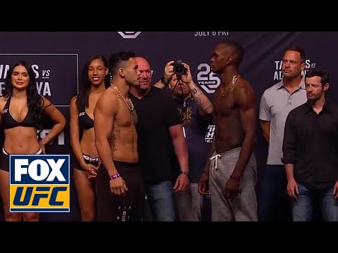 Brad Tavares vs Israel Adesanya | WEIGH-IN | THE ULTIMATE FIGHTER FINALE