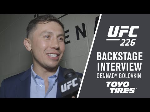 UFC 226: Gennady Golovkin Backstage Interview