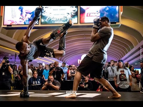 Israel Adesanya TUF 27 Finale Open Workout Highlights – MMA Fighting