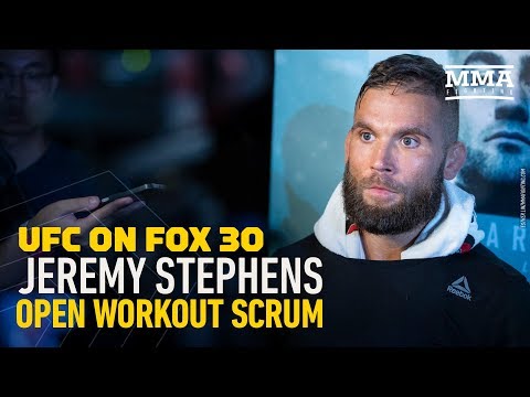 UFC on FOX 30: Jeremy Stephens Open Workout Scrum – MMA Fighting