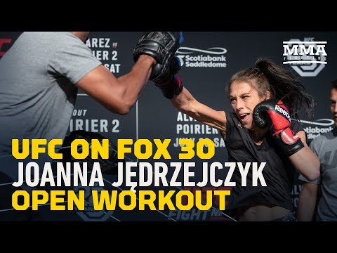 Joanna Jedrzejczyk UFC on FOX 30 Open Workout Highlights – MMA Fighting