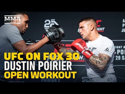 Dustin Poirier UFC on FOX 30 Open Workout Highlights – MMA Fighting