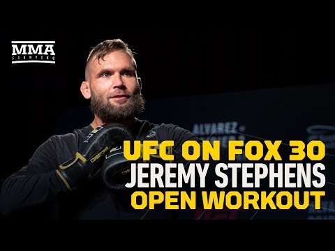 Jeremy Stephens UFC on FOX 30 Open Workout Highlights – MMA Fighting