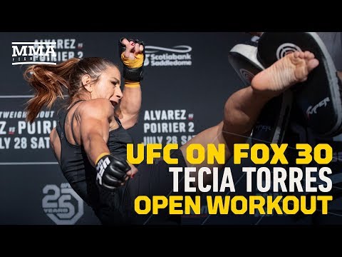 Tecia Torres UFC on FOX 30 Open Workout Highlights – MMA Fighting