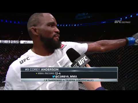 Fight Night Hamburg: Corey Anderson Octagon Interview