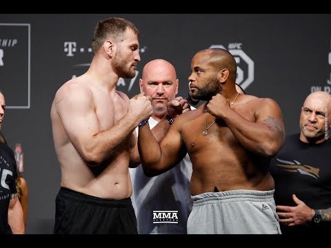 Stipe Miocic vs. Daniel Cormier UFC 226 Weigh-In Staredown – MMA Fighting