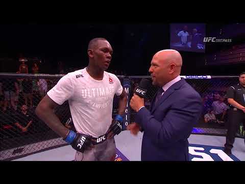 The Ultimate Fighter Finale: Israel Adesanya Octagon Interview