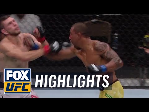 Raoni Barcelos TKO’S Kurt Holobaugh | HIGHLIGHT | UFC FIGHT NIGHT