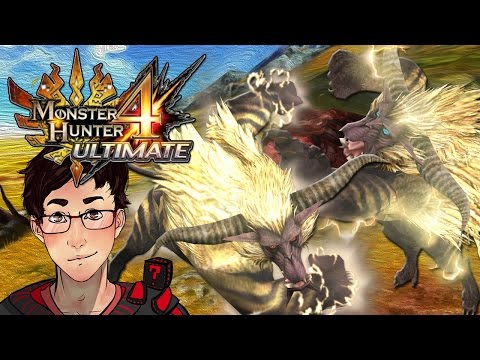 Monster Hunter 4 Ultimate – Fighting Two Super Saiyans!