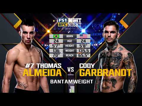 UFC 227 Free Fight: Cody Garbrandt vs Thomas Almeida