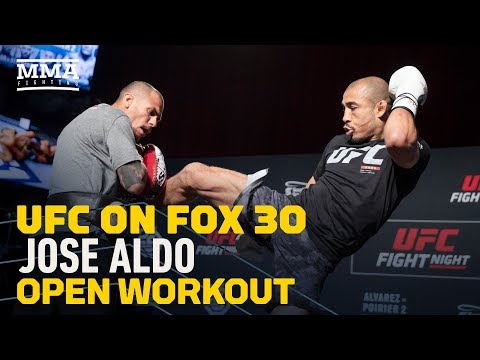 Jose Aldo UFC on FOX 30 Open Workout Highlights – MMA Fighting