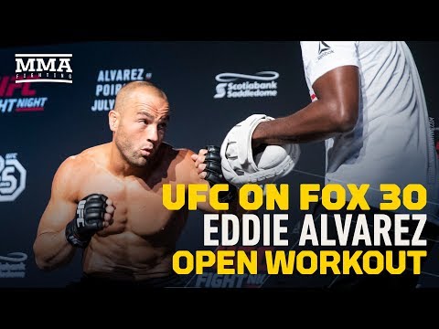 Eddie Alvarez UFC on FOX 30 Open Workout Highlights – MMA Fighting