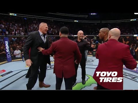 UFC 226: Daniel Cormier and Brock Lesnar Octagon Interviews