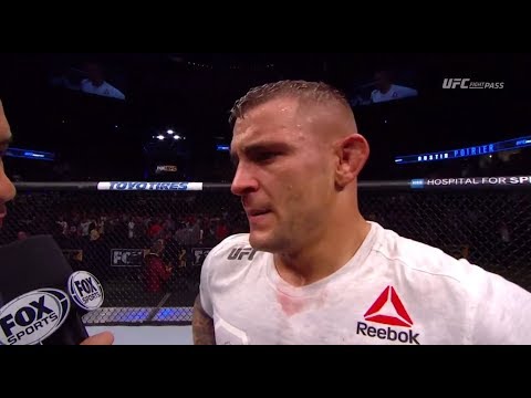 Fight Night Calgary: Dustin Poirier Octagon Interview