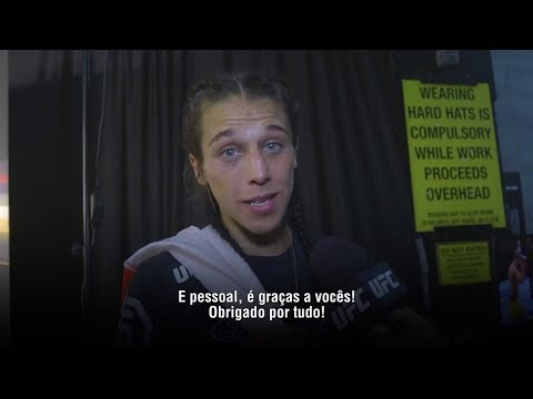 UFC Calgary: Entrevista de backstage com Joanna Jedrzejczyk