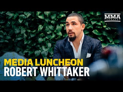 Robert Whittaker TUF 28 Media Lunch Scrum – MMA Fighting