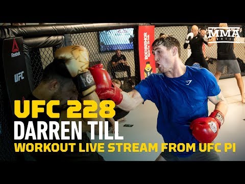 LIVE STREAM: Darren Till Media Workout and Scrum – MMA Fighting