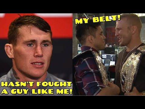 It’s like a lightweight fighting a middleweight, TJ Dillashaw and Henry Cejudo TRASH eachother on tv