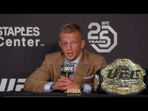 UFC 227: T.J. Dillashaw Post-Fight Press Conference – MMA Fighting