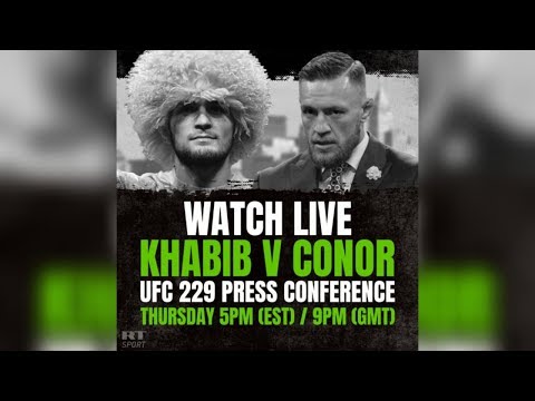 Conor McGregor vs. Khabib Nurmagomedov: Press conference ahead of UFC title fight