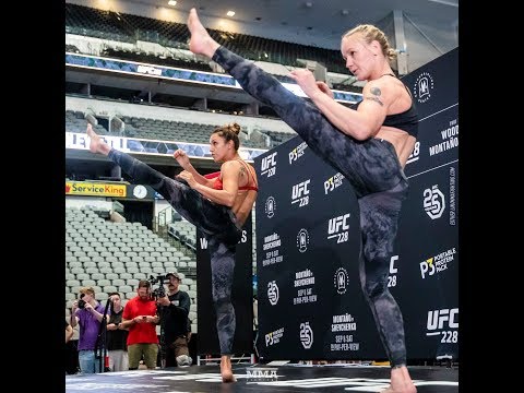 UFC 228: Shevchenko Sisters Show Off Striking Routine – MMA Fighting