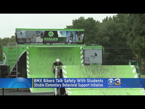 Dialed Action Sports BMX Stunt Team Makes A Stop In Bensalem