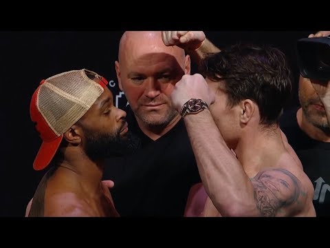 UFC 228: Woodley vs Till – Weigh-In Face Off