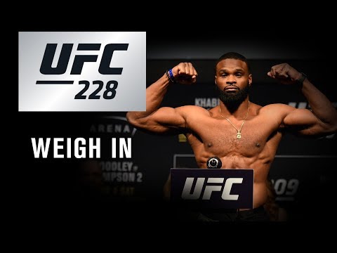 UFC 228: Weigh-in