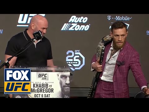 Conor McGregor and Khabib Nurmagomedov presser recap | UFC FIGHT NIGHT