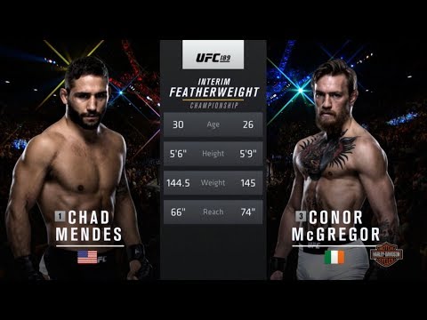 UFC 229 Free Fight: Conor McGregor vs Chad Mendes