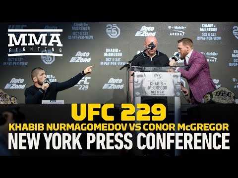 Khabib Nurmagomedov vs. Conor McGregor UFC 229 Press Conference – MMA Fighting