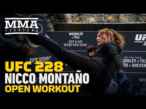 UFC 228: Nicco Montaño Open Workout Highlights – MMA Fighting