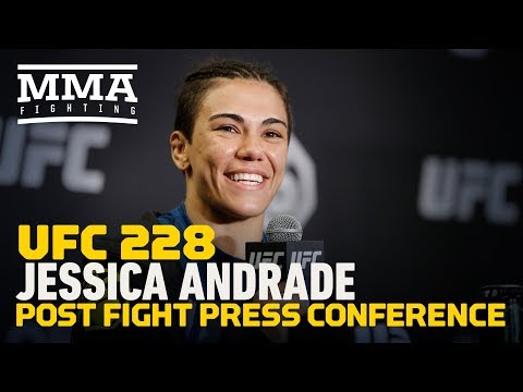 UFC 228: Jessica Andrade Post-Fight Press Conference – MMA Fighting