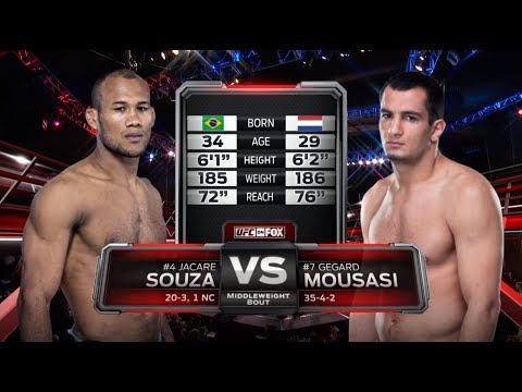 UFC 230 Free Fight: Jacare Souza vs Gegard Mousasi