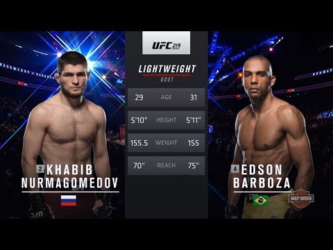 UFC 229 Free Fight: Khabib Nurmagomedov vs Edson Barboza