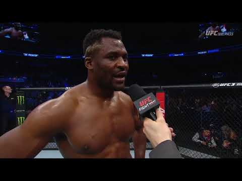 Fight Night Beijing: Francis Ngannou Octagon Interview