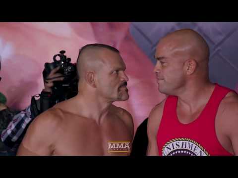 Chuck Liddell vs. Tito Ortiz 3 Weigh-In Staredown – MMA Fighting