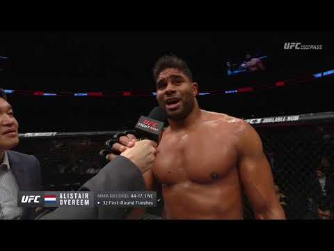 Fight Night Beijing: Alistair Overeem Octagon Interview