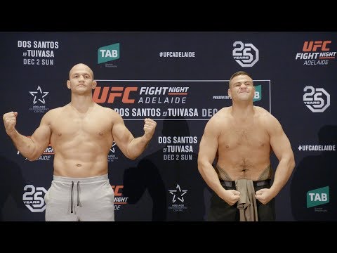 Fight Night Adelaide: Weigh-in Faceoffs